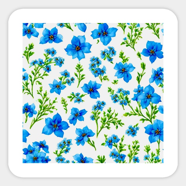 flowers  patterns blue purple coloration pigment hue tint colour tone light colorful Sticker by vabontchi